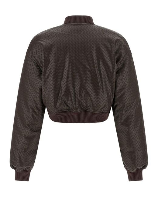 ROTATE BIRGER CHRISTENSEN Black 'Puffer' Bomber Jacket