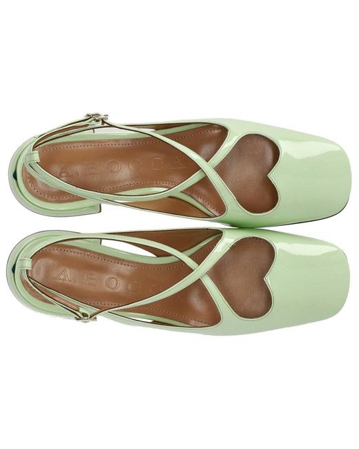 A.Bocca Green Two For Love Light Slingback Pump