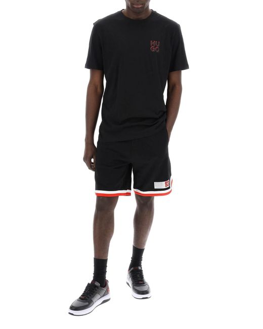Danopy Bermuda sportif HUGO pour homme en coloris Black