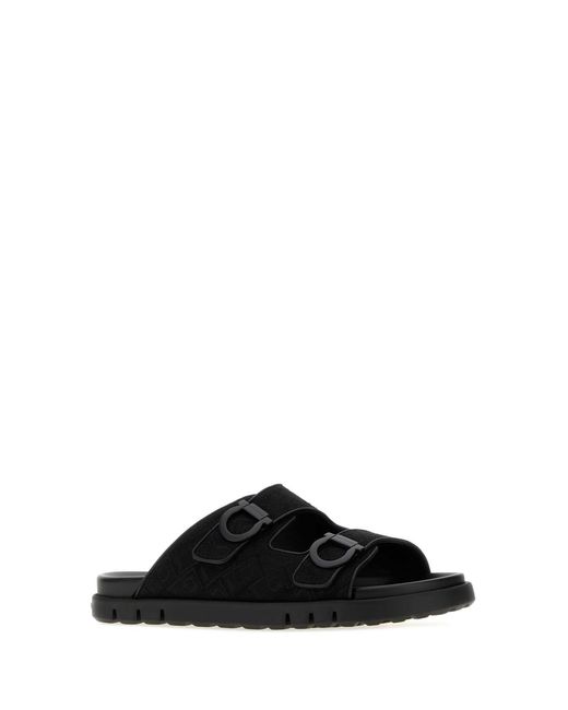 Ferragamo Black Colly Jcq for men
