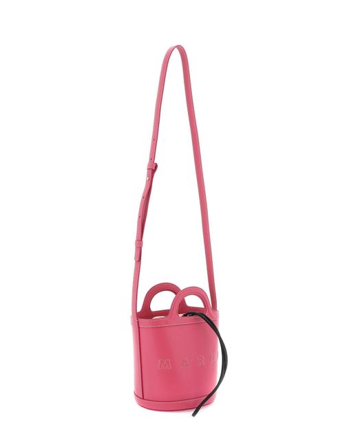 Marni Pink Small 'Tropicalia' Eimer -Tasche