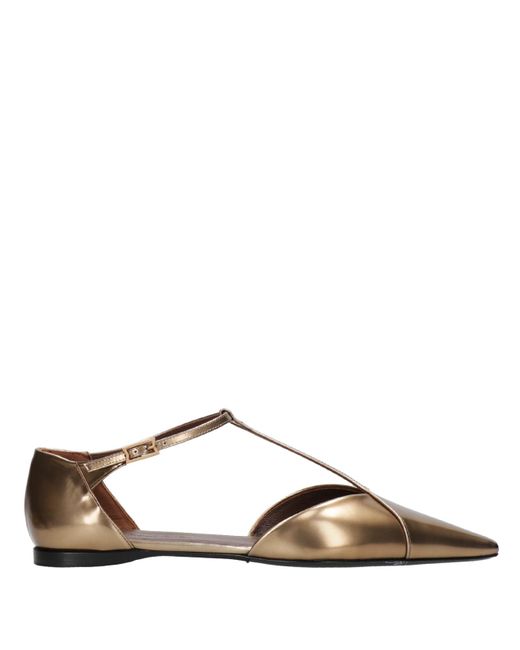 Max Mara Brown Flat Shoes