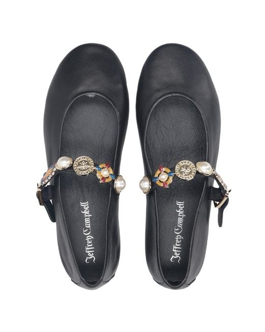 Jeffrey Campbell Black Flat Shoes