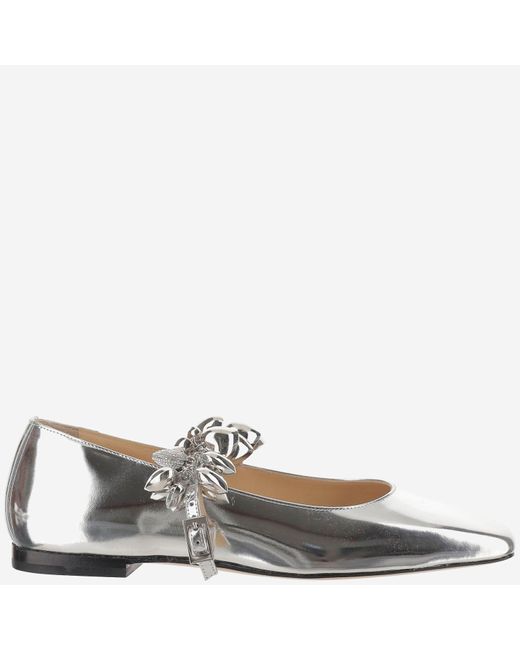 Mach & Mach Low Shoe With Metallic Decoration