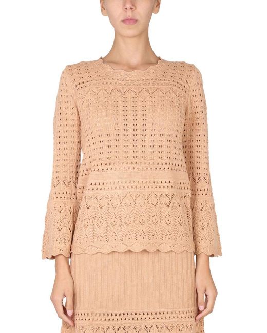Boutique Moschino Natural Wool Blend Sweater for men