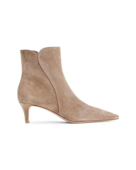 Gianvito Rossi Brown Levy Ankle Boots