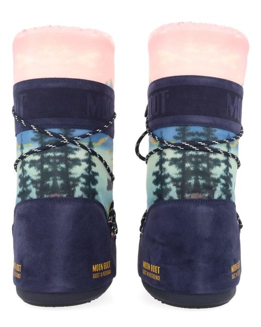 Moon Boot X Guest In Residence Blue Moon Boot Per Guest for men