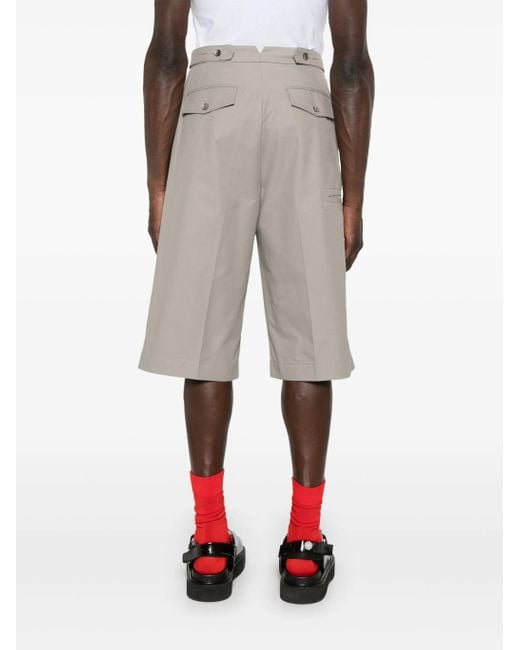 AMI Gray Loose Large Bermuda Shorts Clothing for men