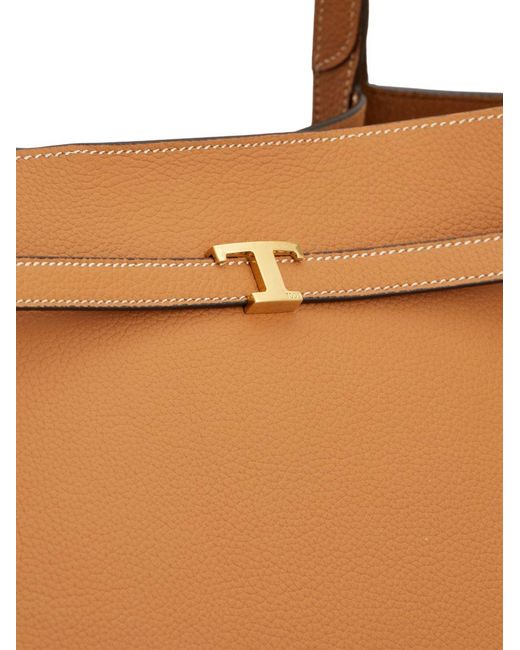 Tod's Brown Medium Leather Tote