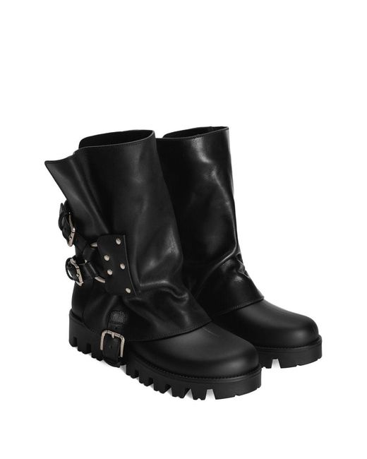 Dolce & Gabbana Black Dolce & Gabbana 'Bernini' Ankle Boots
