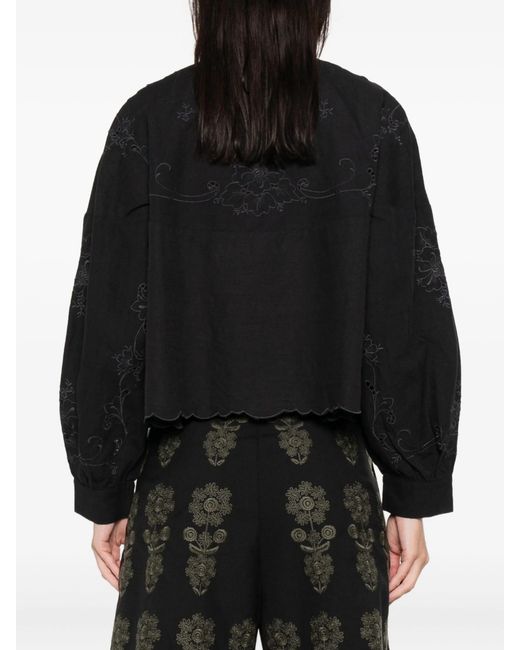 Antik Batik Black Carmina Blouse