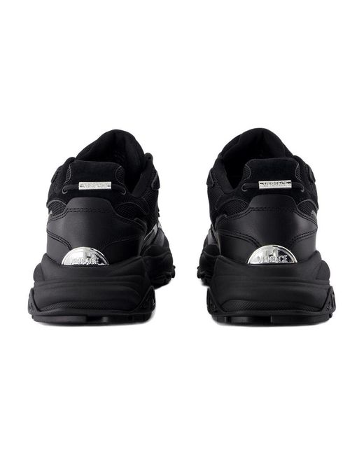 Versace Black Low-Top Sneaker
