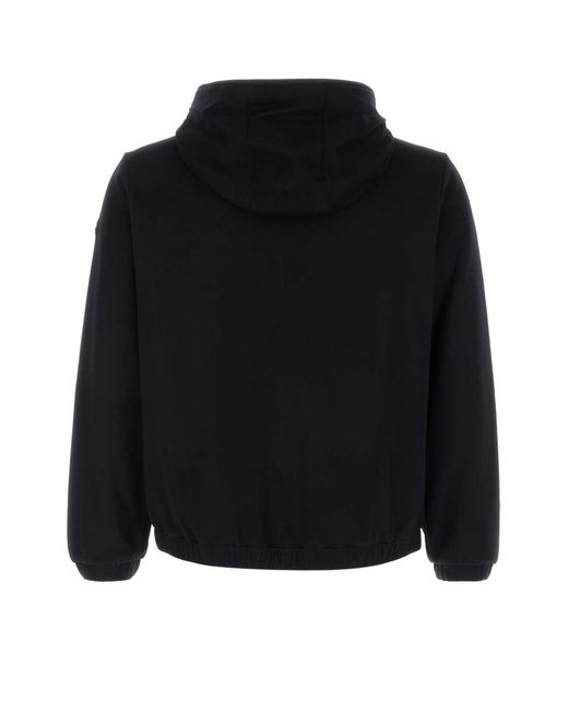 Moncler Black Zip Up Cardigan