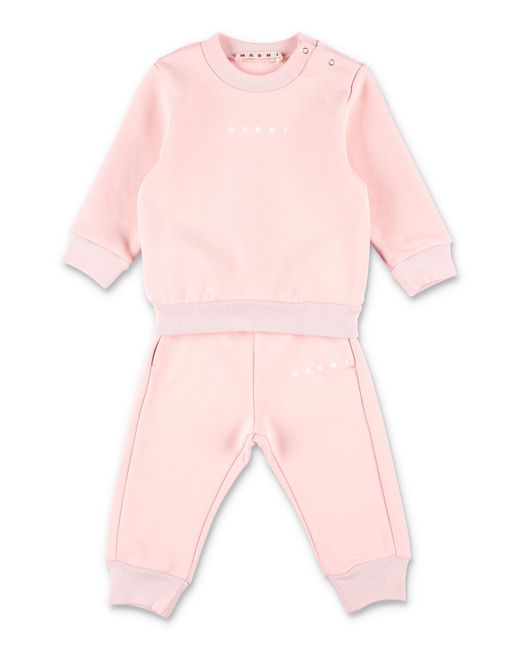 Marni Pink Mini Cozy Two-Piece Fleece Set