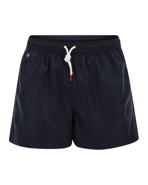 Kiton Blue Short Swim Boxers for men