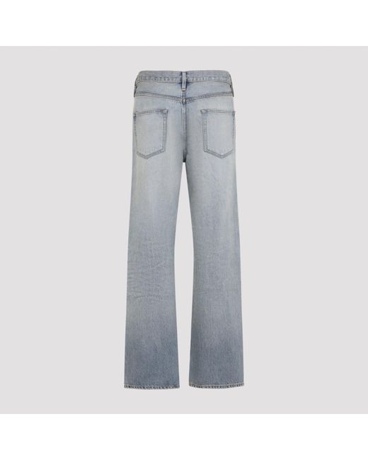 Fear Of God Blue Straight 5 Pocket Jeans for men