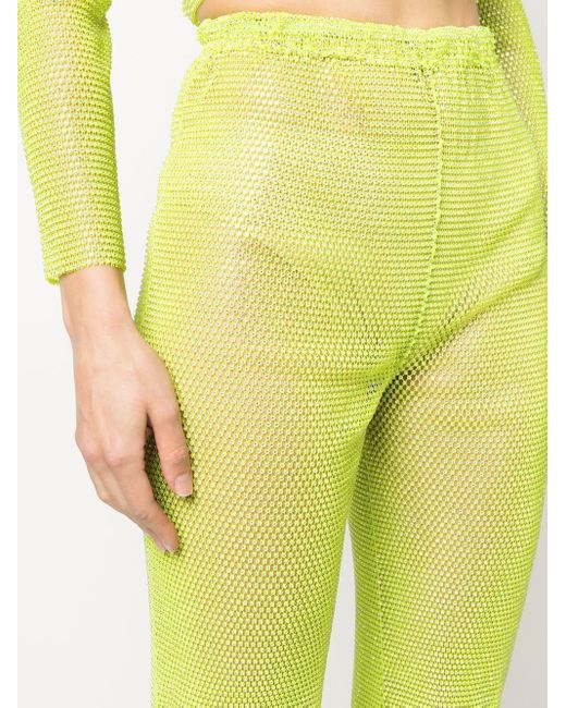Santa Brands Straight Broek in het Yellow