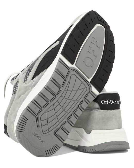 Off-White c/o Virgil Abloh Gray Off- "Kick Off" Sneakers for men