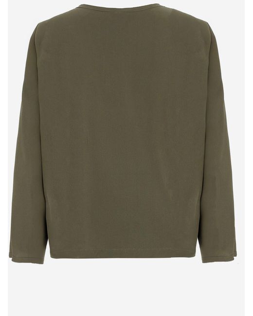 Q-WINS Green Silk Knit