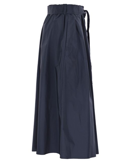 Week-end max mara zarda large jupe en taffetas Weekend by Maxmara en coloris Blue
