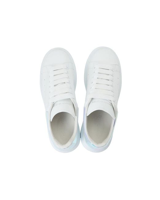 Alexander McQueen White Oversized Larry Sneakers for men