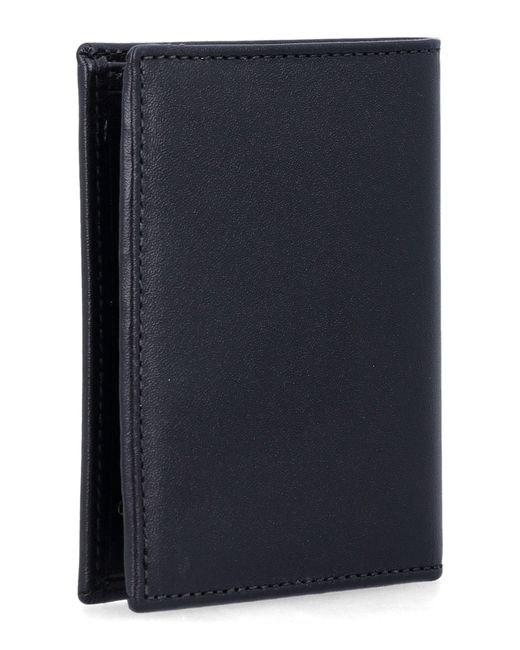 Comme des Garçons Blue Classic Leather Cardholder