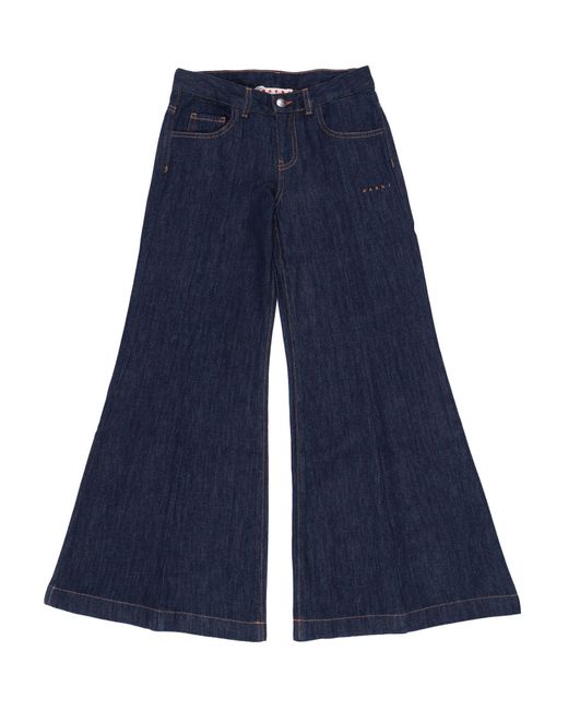 Marni Blue Mp251 F Pantaloni