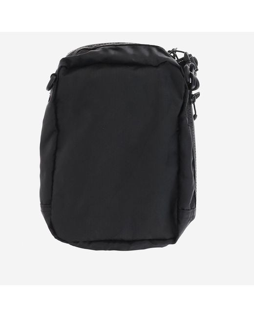 And Wander Black Nylon Cross Body Bag With Logo for men