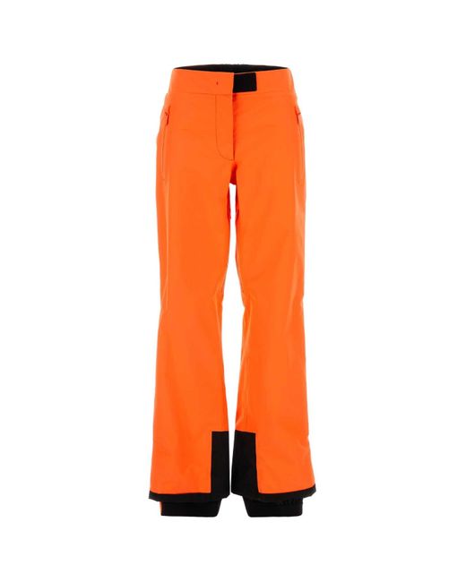 Prada Orange Gore-Tex Ski Trousers
