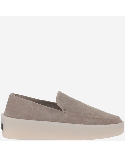Fear Of God Gray 101 Leather Slip On Loafer for men