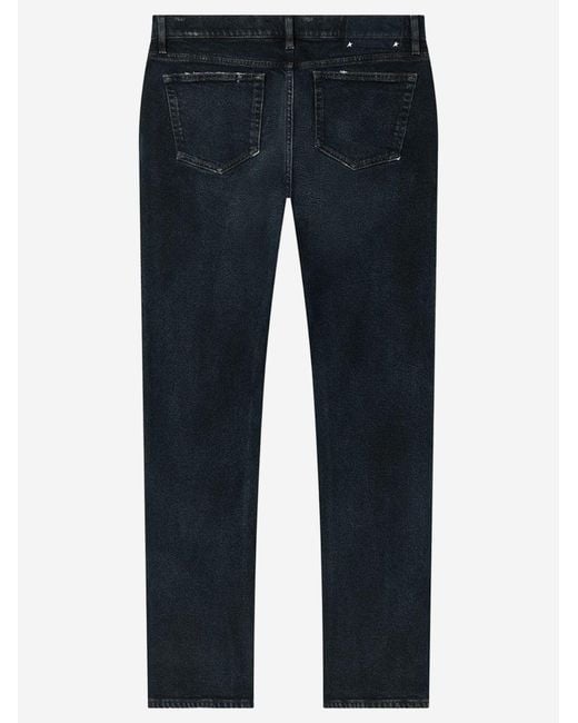 Golden Goose Deluxe Brand Blue Slim Fit Stretch Cotton Jeans for men