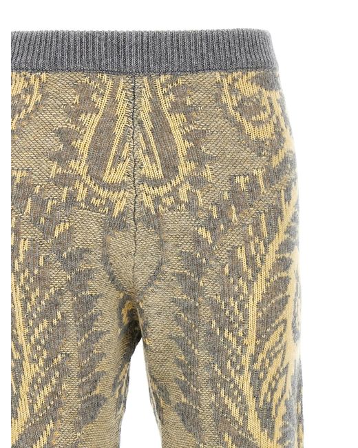 Etro Paisley Gebreide Broek in het Natural