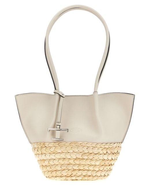 Tod's Natural Tod 's Kleine "Bux" -Einkaufstasche