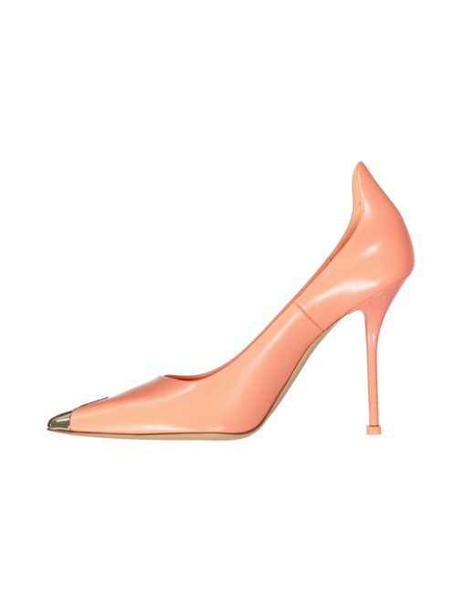 Alexander McQueen Pink Lederpumps
