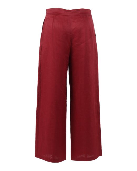 Max Mara Red Trousers
