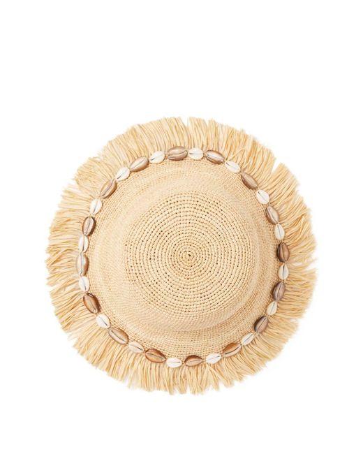 Alanui Natural Chasing The Shadows Rafia Hat