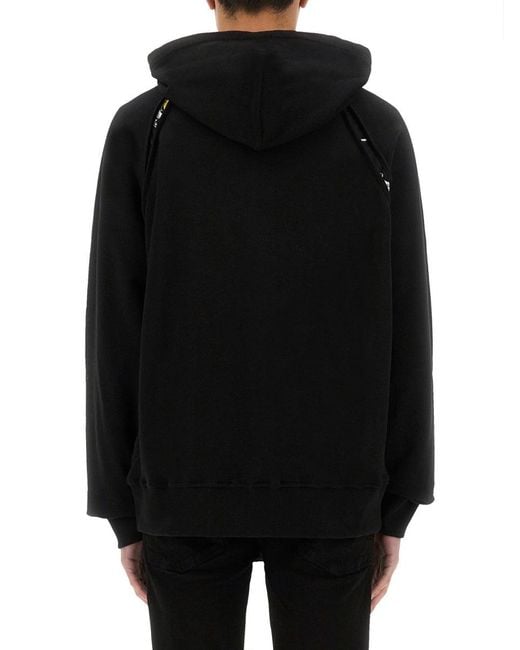 Versace Jeans Couture Black Hoodie for men