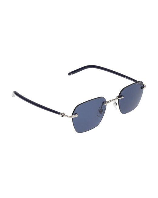 Montblanc Blue Sunglasses Mb0270 S /21/145 for men