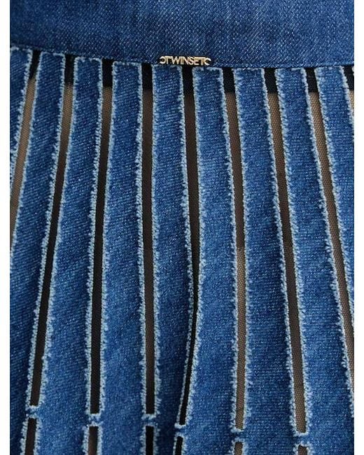 Twinset Blue Skirt