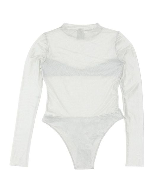 NOT AFTER TEN White Body Tulle