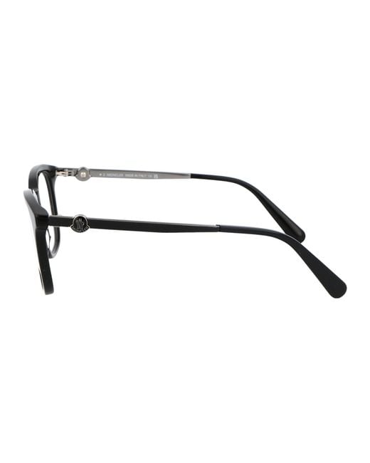 Moncler Brown Nero Lucido Acetate Glasses for men