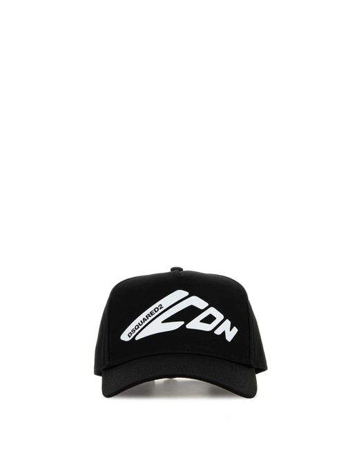 DSquared² Black 2 Technicolorbaseball Cap