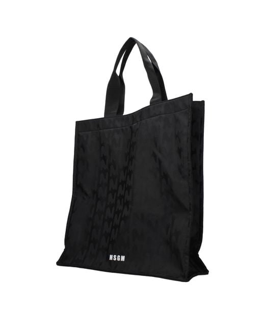 MSGM Black Handbags Fabric