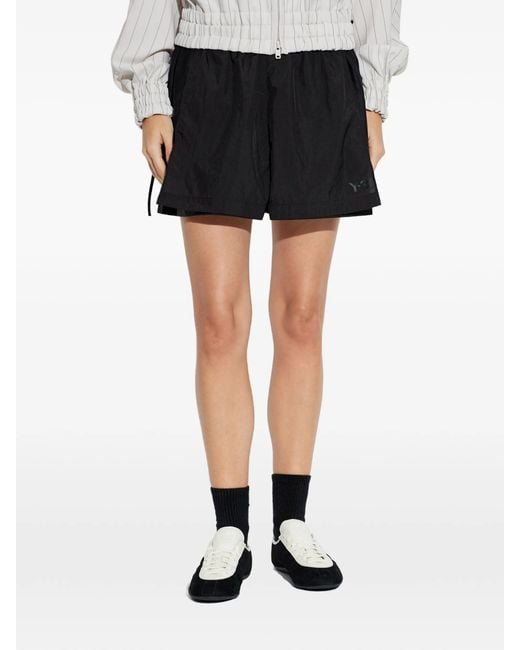 Y-3 Black W Mesh Shorts