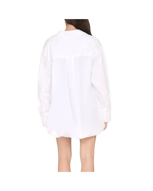 Valentino White Cotton Mini Dress