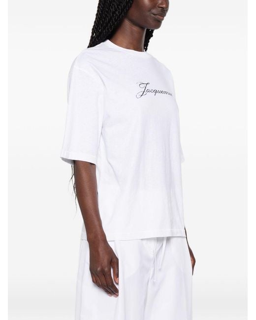 Jacquemus White Logo T-Shirt