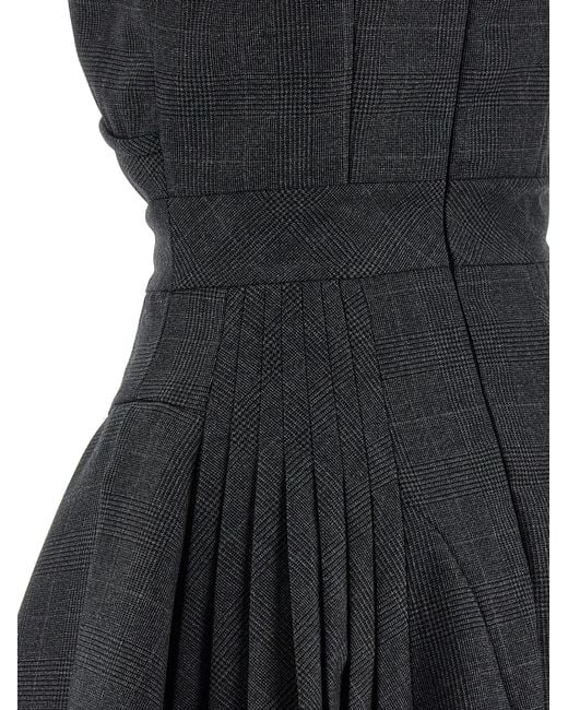 Giovanni bedin Black Plissiertes Kleid von