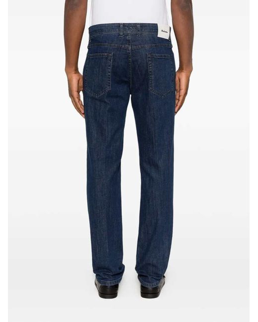 Sartorio Napoli Blue Straight Leg Jeans