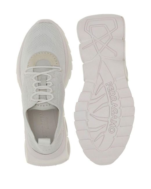 Ferragamo Damen Running Sneaker in White für Herren