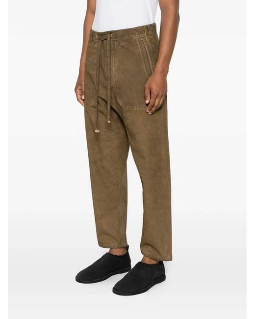 Uma Wang Natural Denim Trousers